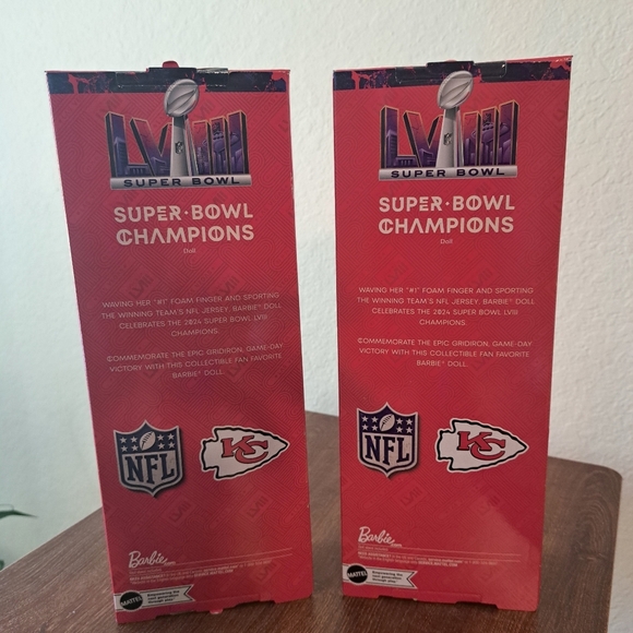 Barbie NFL Super Bowl 2024 Champion Doll $79 EACH - Picture 5 of 7